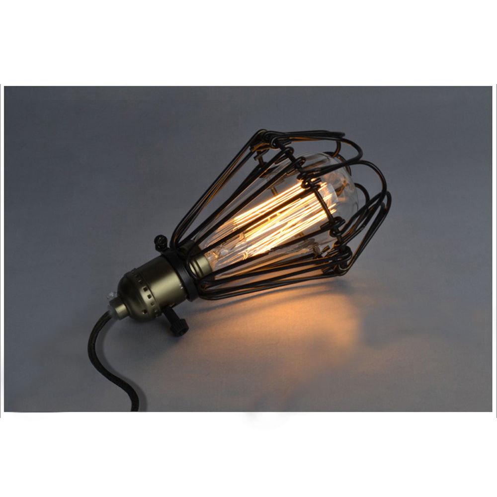 classical 110-220v retro pendant lamp for e27 edison bulb loft vintage pendant light antique cage pendant lamps