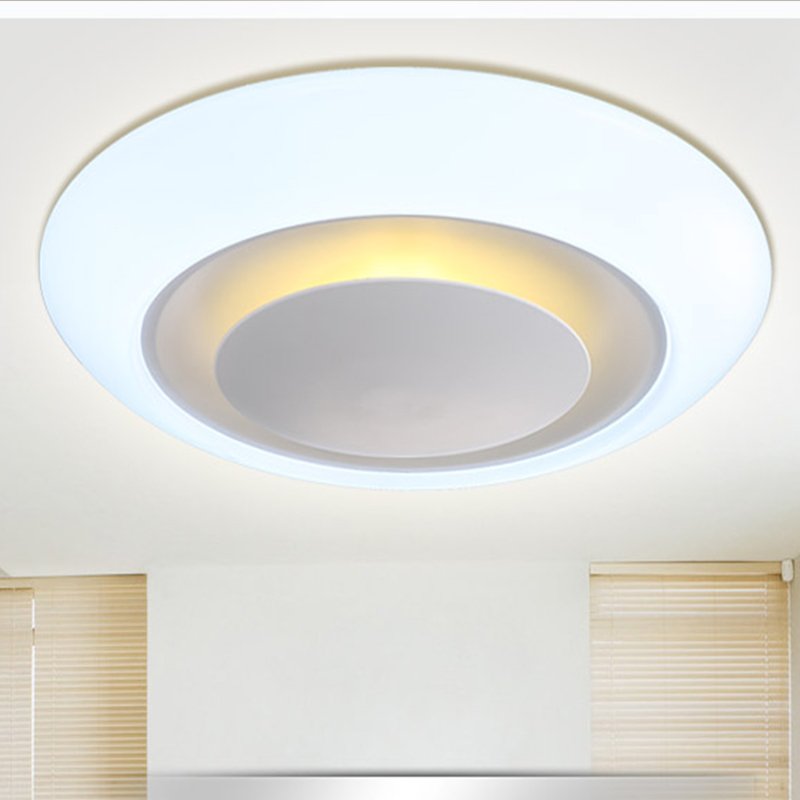 d430mm personalized lampshade ceiling lamp 85-265v 24w led round foyer ceiling light bedroom balcony backlit lights