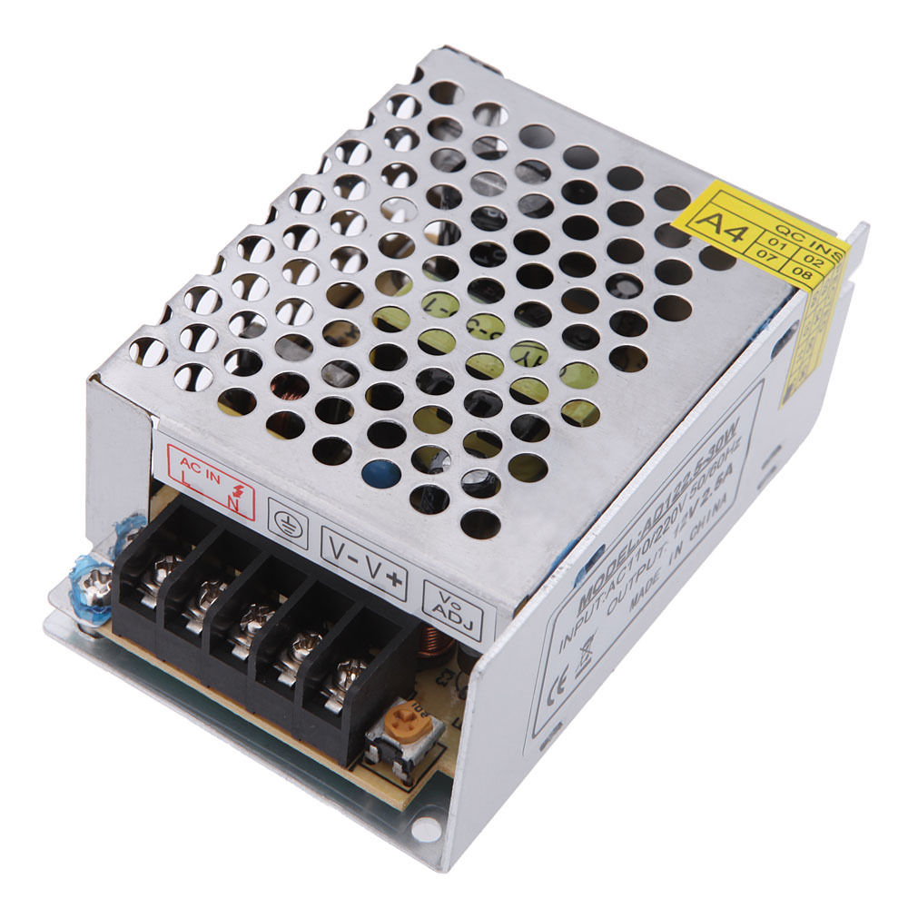 dimmable led driver switch power supply ac 110v/220v to dc 12v voltage transformer for led strip display billboard