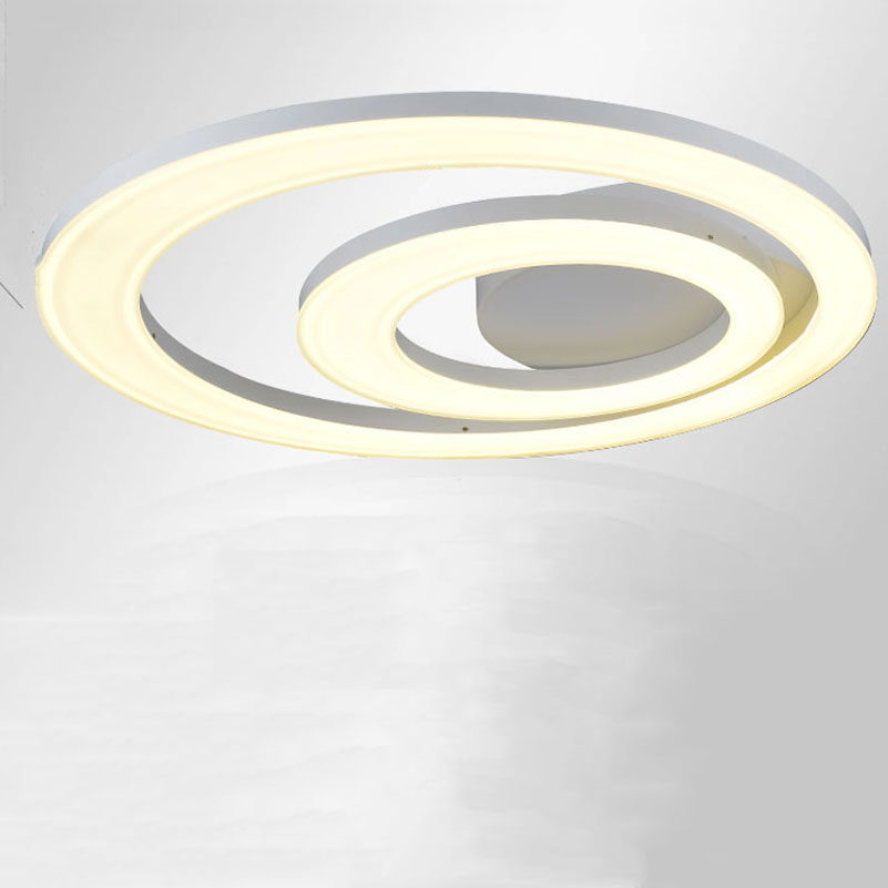 dimming lamps led,double rings led ceiling lights,living room / bedroom / aisle, 62w 60x30cm, high power ceiling lamps - Click Image to Close