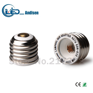e26 to e12 adapter conversion socket material fireproof material e12 socket adapter lamp holder
