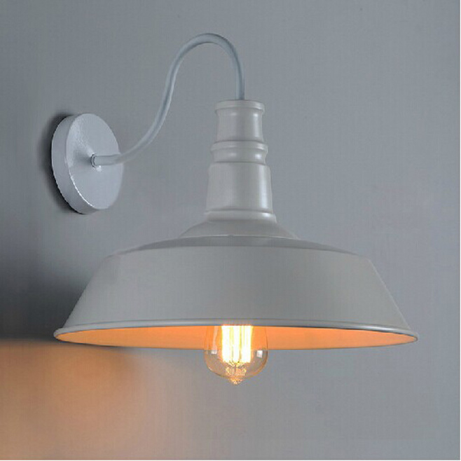 e27 american style bar wall lamp brief pendant light vintage restaurant lights iron wall light for home decor with bulb
