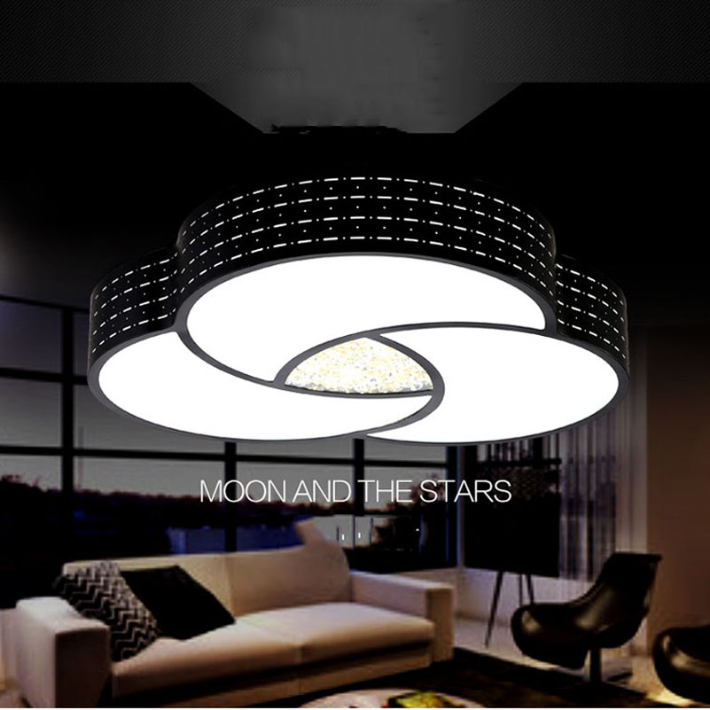 high power remote control dimmable led ceiling lights,modern fashion bedroom foyer dining room lamps,big light fitting fixtures
