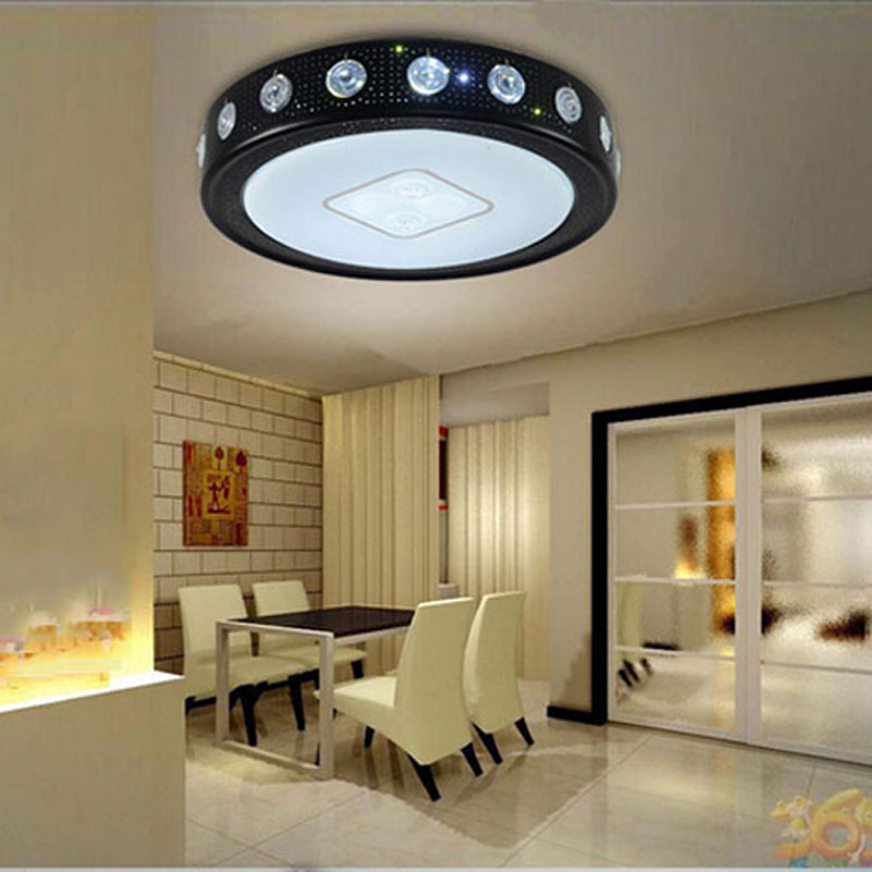 led ceiling lights bedroom living room balcony foyer led lamps,crystal acrylic lighting fixtures warm white/cool white,42cm 18w