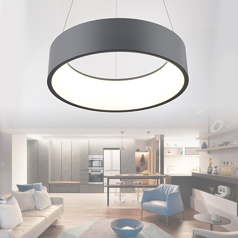 modern led pendant lights fixture for living room dining room designer lamp acrylic lamp shades white lights 27w