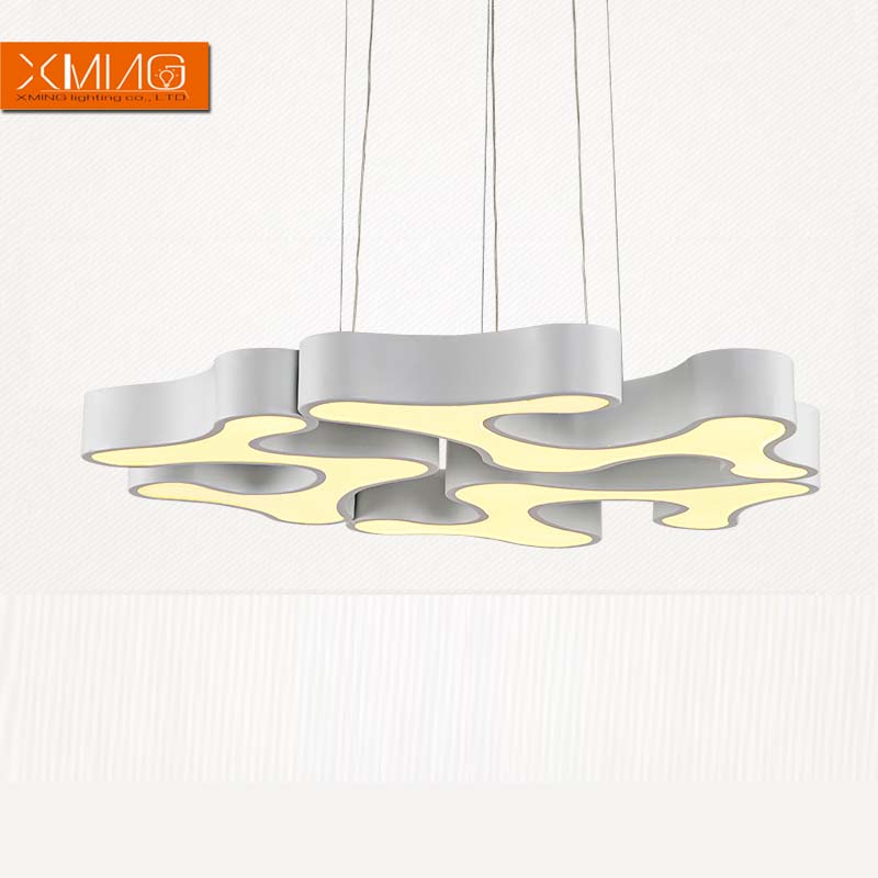modern led pendant lights fixtures for living room lamps design metal acrylic kitchen lampe deco dining room pendant lights
