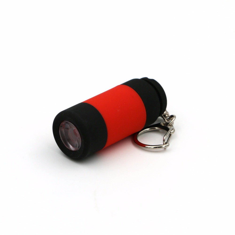 outdoor portable powerful mini light torch micro usb charging flashlight keychain usb rechargeable 5 colors torch flash lamp