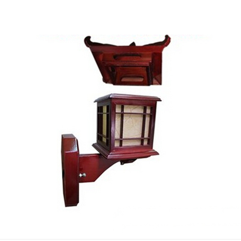retro chinese wall lamp for bedroom living room,antique wood carving imitation sheepskin stair lamp,e27 bulb replacable