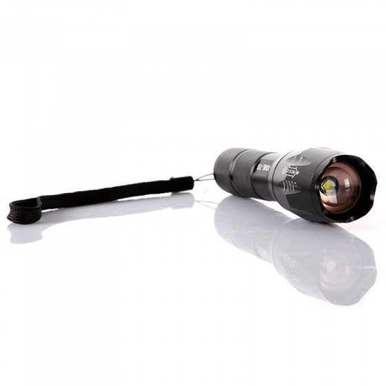 super brightness xml-t6 led flashlight torch 5 with mode design 2000lm outdoor home flash light zoomable lamp
