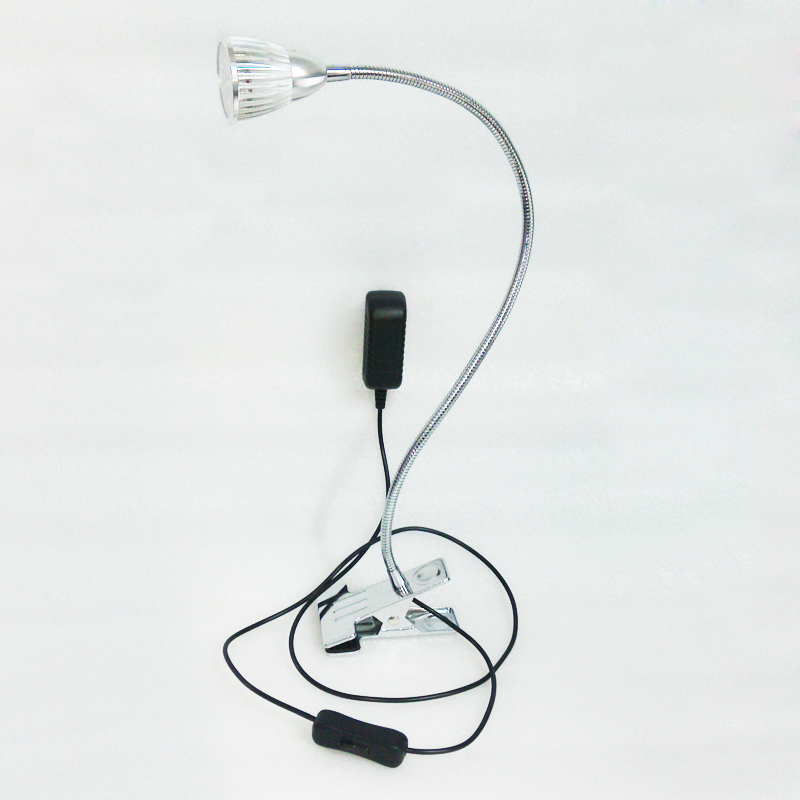 10w aquarium led lighting - 40cm flexible metal tubing & switch, ac85-265v, for clip on fish tank lighting