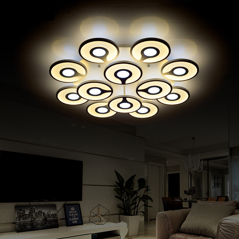 2016 minimalist modern led ceiling lights for living room bedroom ac 85-265v lamparas de techo modern led ceiling lamp fixtures