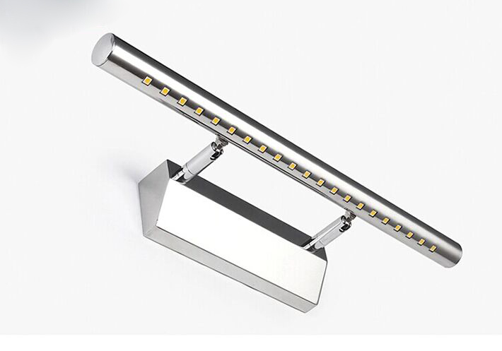 7w 55cm led mirror front light for bathroom mirror sconces led wall light luminaire stainless steel led mirror lights