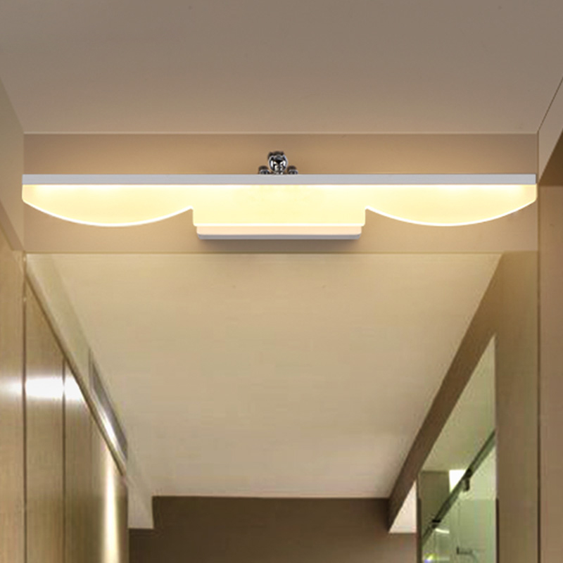 8w-24w led mirror light 0.4m~1.2m ac90-260v modern cosmetic acrylic wall lamp bathroom lighting waterproof