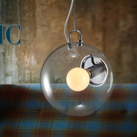 bulb ly italy winning design soap bubbles ball transparent glass pendant lamp burbujas colgante de luz