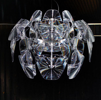 bulb modern creative arts beetle acrylic lighting pinecone pendant light