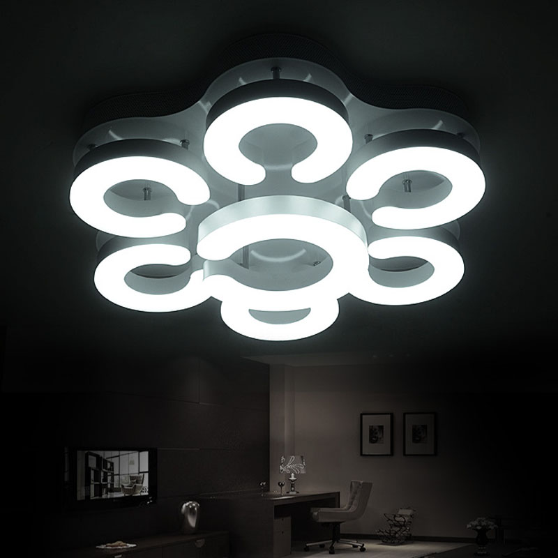 living room bedroom acrylic minimalist modern led ceiling lights home decoration plafonnier ceiling lamp fixtures ac85-265v