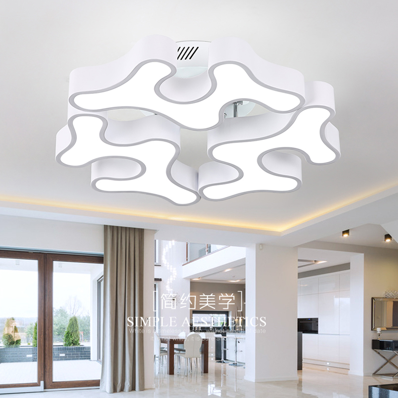 modern led ceiling lights lamp for living room bedroom remote control dimming deckenleuchten modern led ceiling lights fixtures