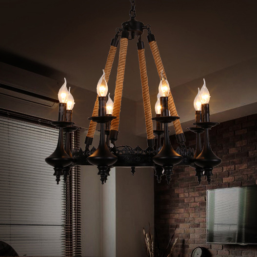 new loft vintage industrial pendant light iron e27 edison bulb for living room dining room black home decoration pendant lamp