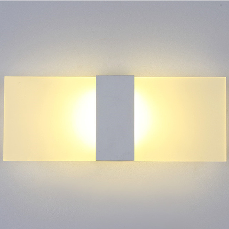 2016 modern simple led pmma wall lamp bedroom l29cm piana key wall mounted light