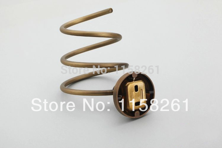 antique brass hair dryer rack bathroom accessories hairdryer holder hair dryer wall storage rack shelf hj-0711f