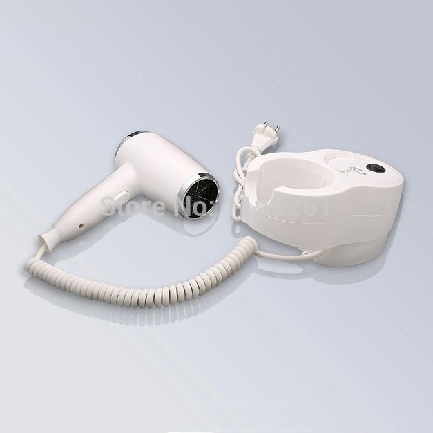 special price 1000 w power wall-mountable white hair dryer suittable for el and home blow dryer hsd-90285