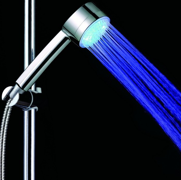 brand 3 color changing led shower head