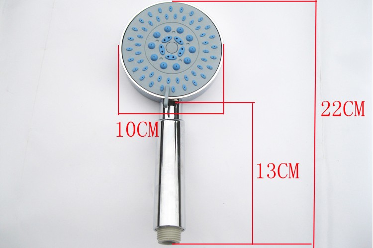 five grade plastic bathroom shower head, multi-function shower power