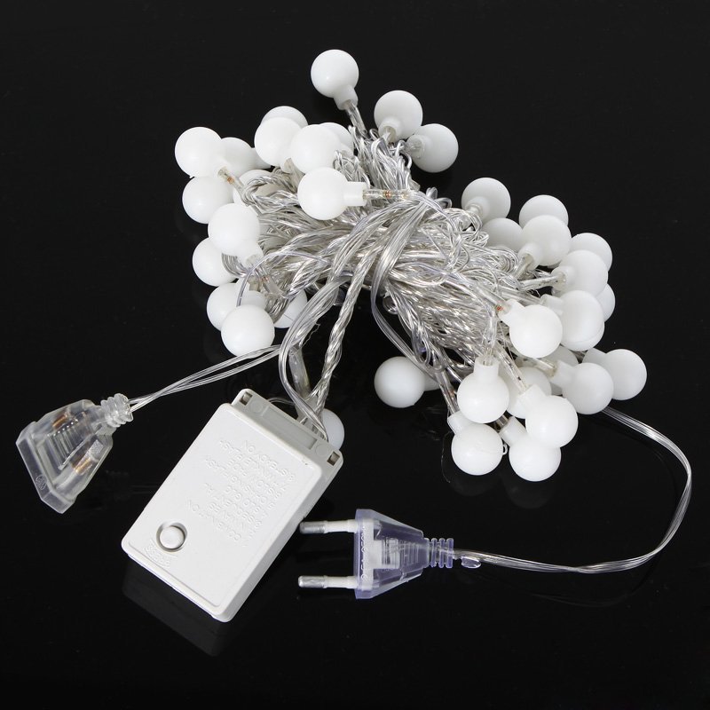 10m ac110/220v 50 white led strings light fairy christmas lights decoration holiday wedding party outdoor