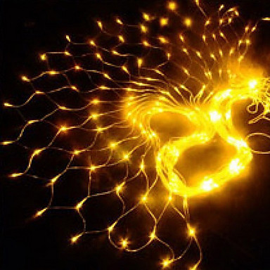 2pcs new year! 1.5mx1.5m ac110/220v led net string light ,fairy christmas lights decoration holiday party