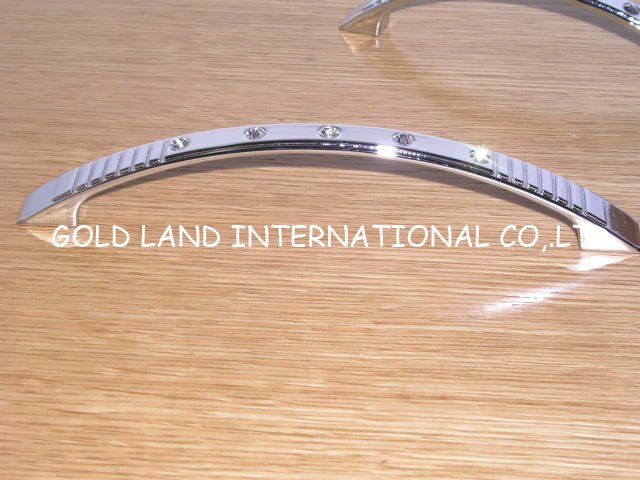 128mm k9 crystal glass furniture handle/kitchen furniture handles