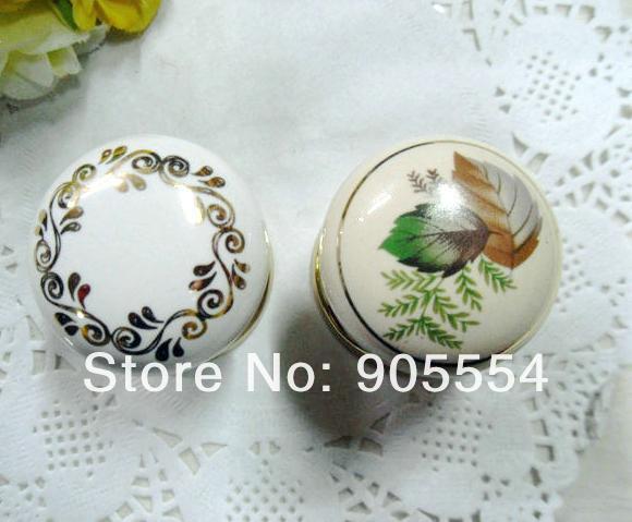 d38xh35mm ceramics kitchen cabinet knobs and dresser drawer knob