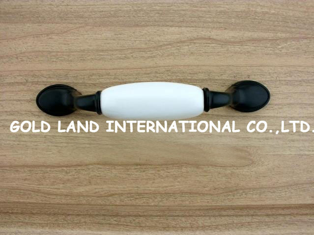 96mm ceramic zinc alloy modern classic handle kitchen cabinet furniture handle