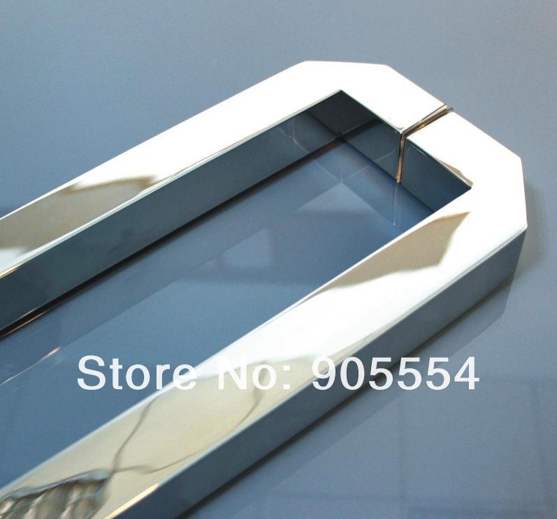 1000mm chrome color 2pcs/lot 304 stainless steel gate glass door long handle
