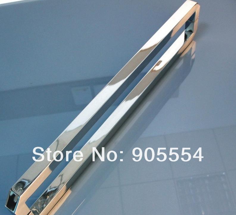 1200mm chrome color 2pcs/lot 304 stainless steel glass door long handle