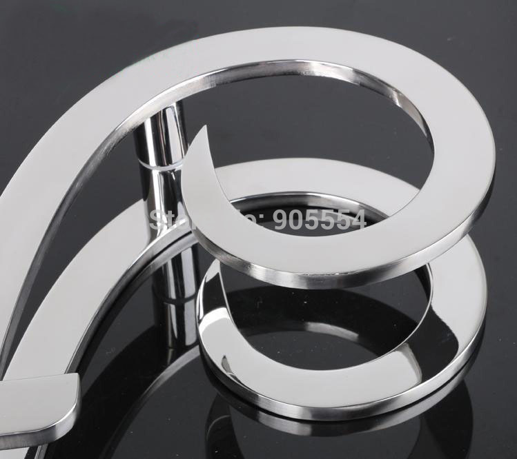 300mm chrome color 2pcs/lot 304 stainless steel glass door long handle - Click Image to Close