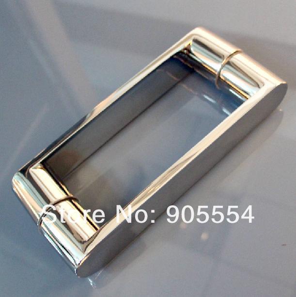 350mm chrome color 2pcs/lot 304 stainless steel glass door handle