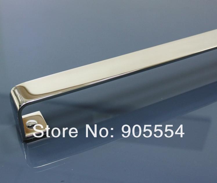 400mm chrome color 2pcs/lot 304 stainless steel bathroom glass door handle