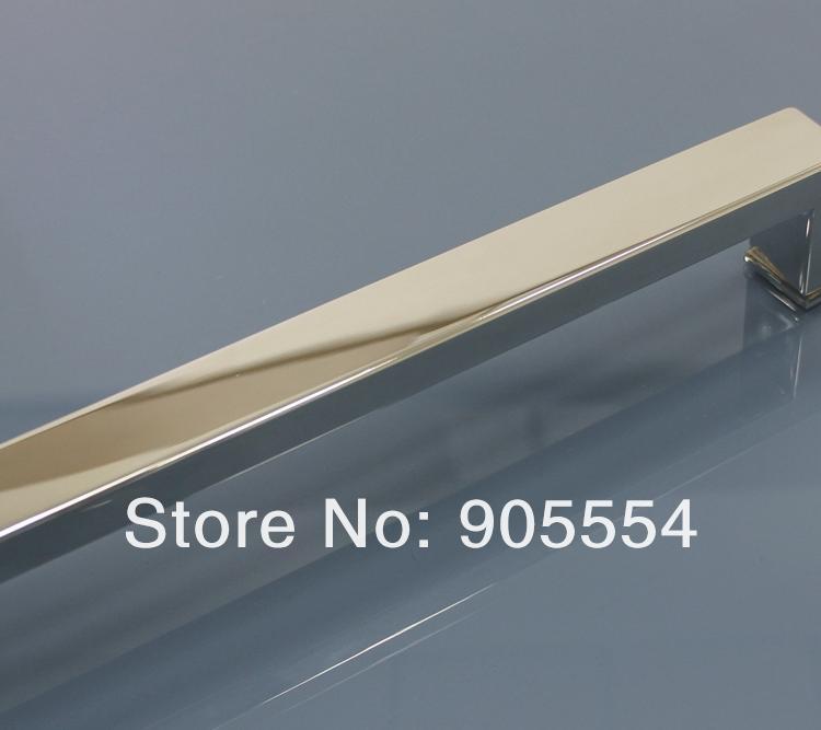 400mm chrome color 2pcs/lot 304 stainless steel cabinet drawer glass door handle