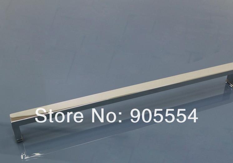 400mm chrome color 2pcs/lot 304 stainless steel cabinet drawer glass door handle