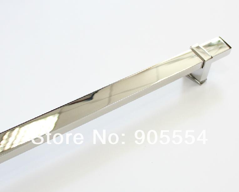 400mm chrome-color 2pcs/lot 304 stainless steel glass door handle