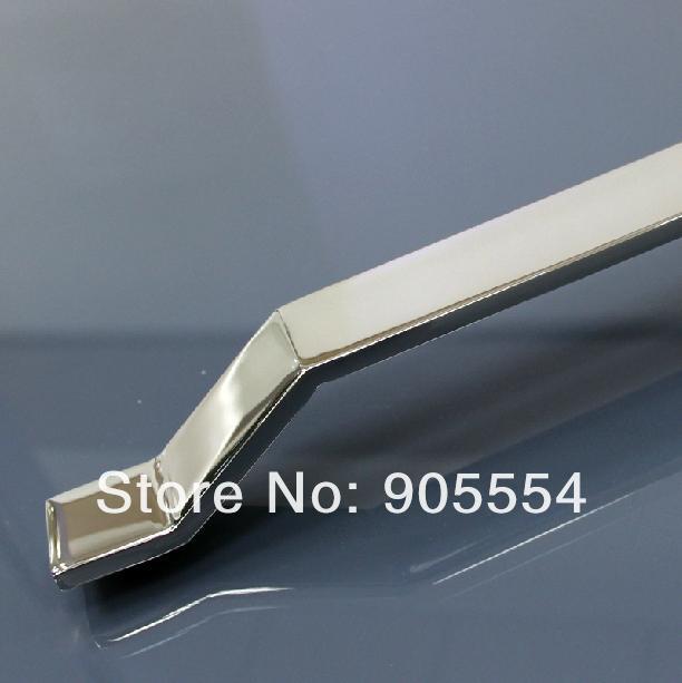400mm chrome color 2pcs/lot 304 stainless steel glass door handle bathroom handle