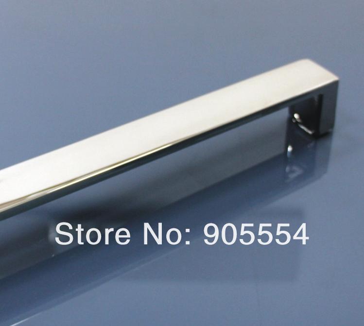 400mm chrome color 2pcs/lot 304 stainless steel glass door handle bathroom handle