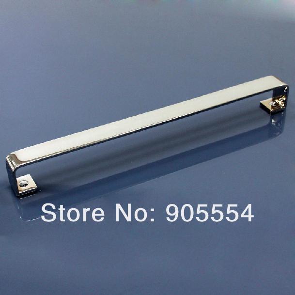 500mm chrome color 2pcs/lot 304 stainless steel bedroom glass door handle