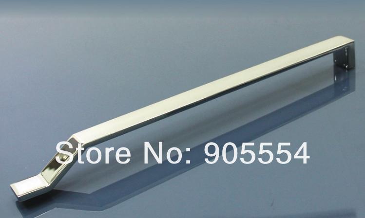 500mm chrome color 2pcs/lot 304 stainless steel cupboard wardrobe glass door handle