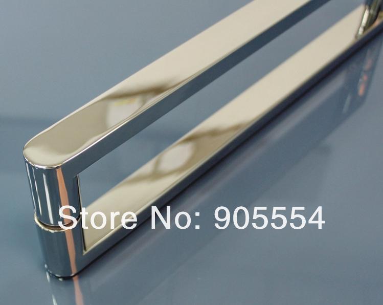500mm chrome color 2pcs/lot 304 stainless steel shower room glass door handle - Click Image to Close