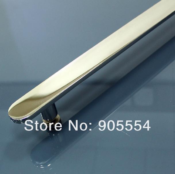 500mm chrome color 2pcs/lot solid 304 stainless steel cabinet glass door handle