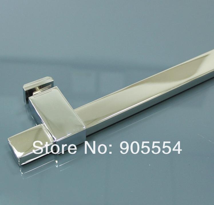 700mm chrome color 2pcs/lot 304 stainless steel bathroom glass door handle