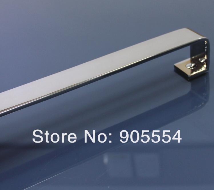 700mm chrome- color 2pcs/lot 304 stainless steel glass-door long handle - Click Image to Close