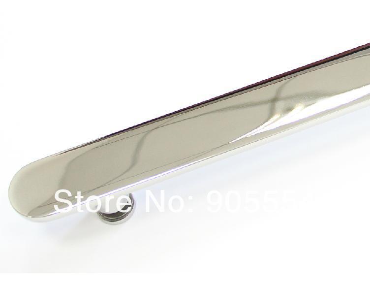 700mm chrome color 2pcs/lot solid 304 stainless steel dresser glass handle