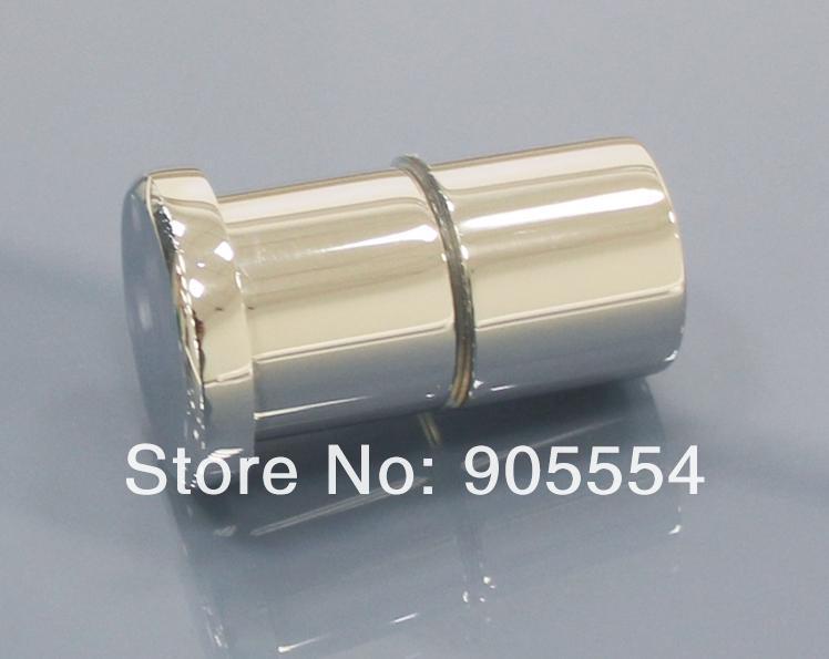 d45mm chrome color 2pcs/lot 304 stainless steel glass door knob
